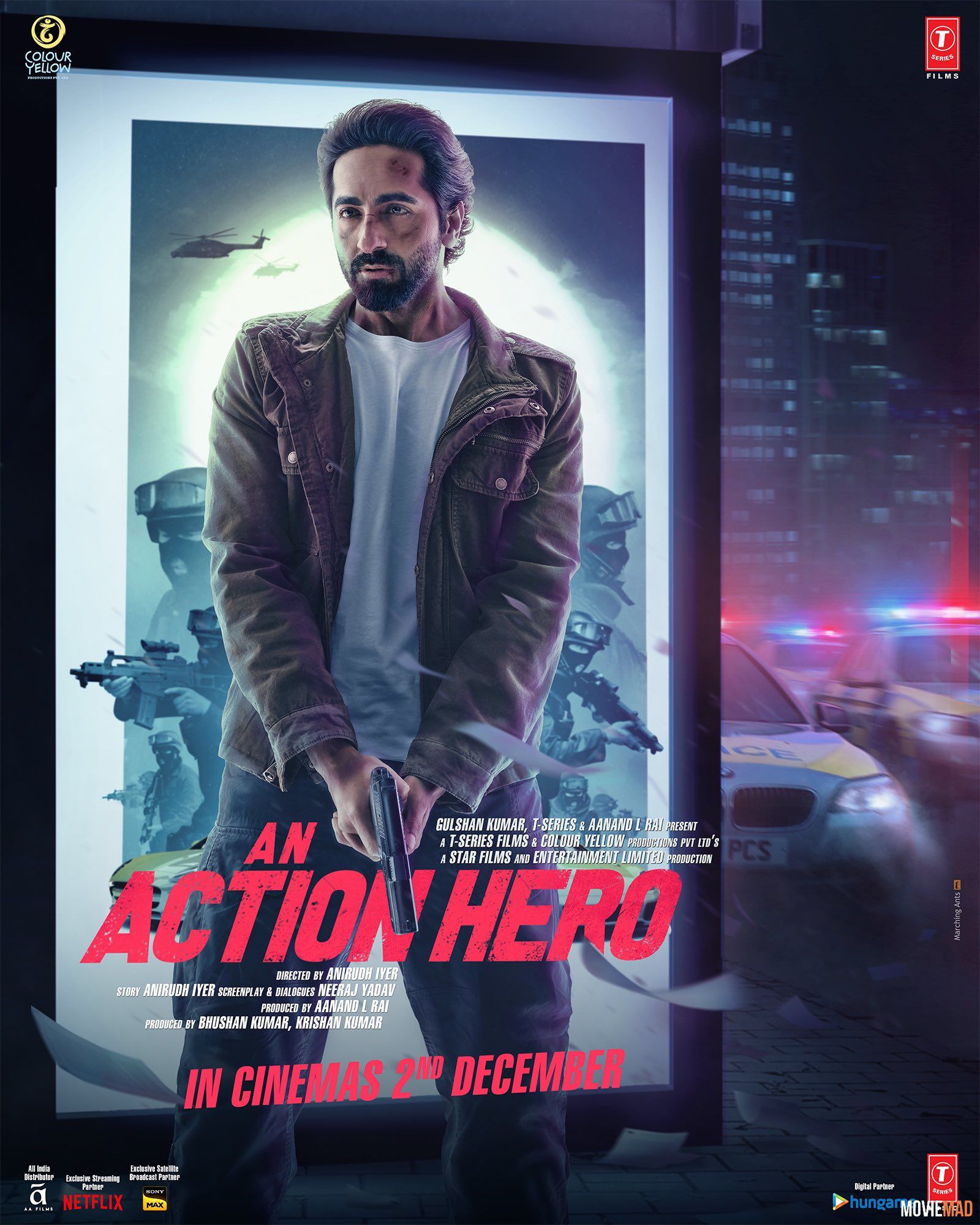 full moviesAn Action Hero (2022) Hindi ORG HDRip Full Movie 720p 480p