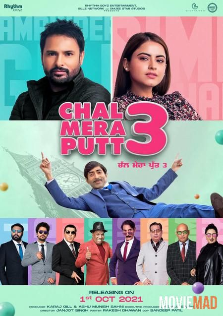 full moviesChal Mera Putt 3 2021 Punjabi CAMRip Full Movie 720p 480p