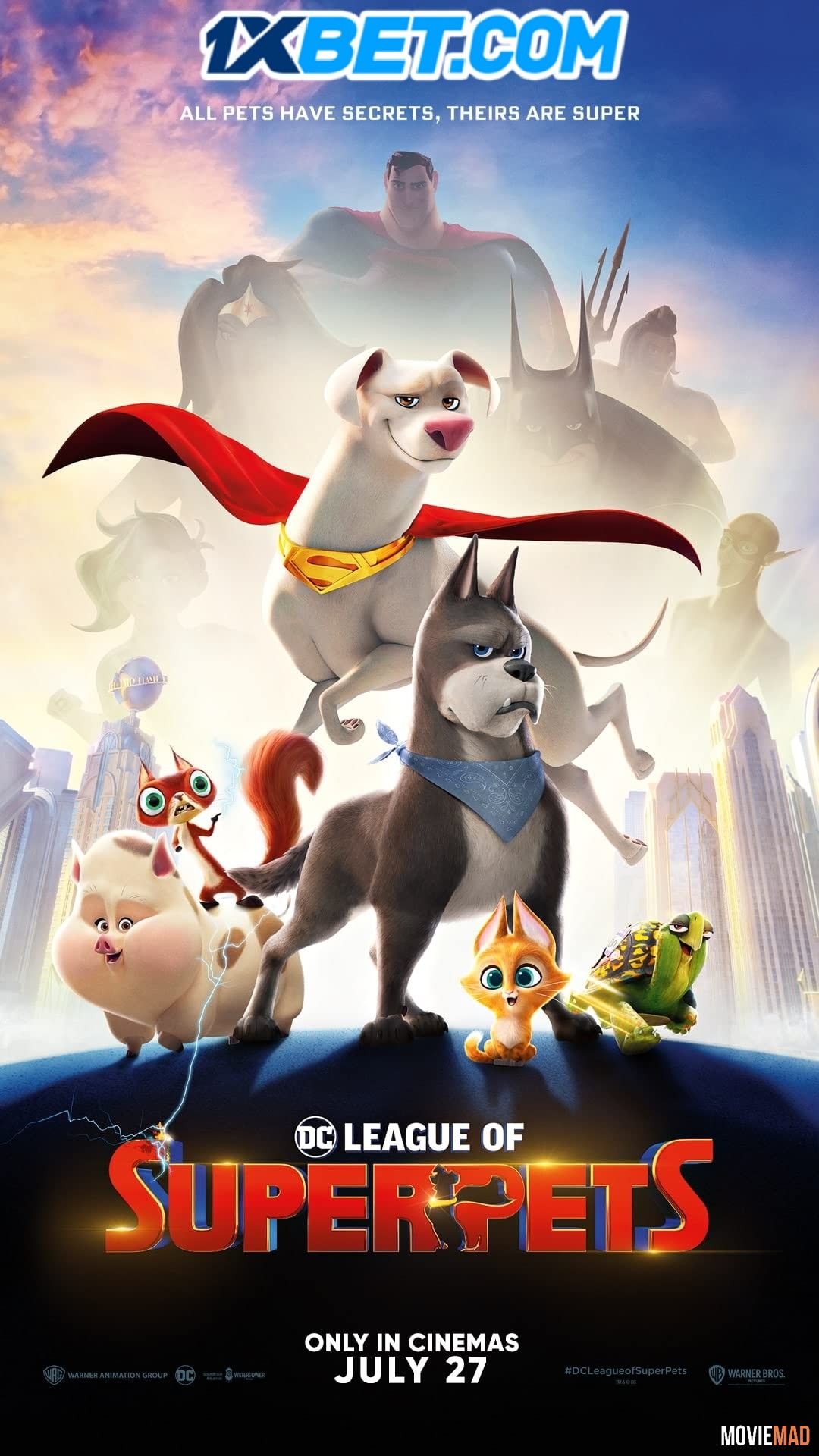 full moviesDC League of Super-Pets 2022 Telugu (Voice Over) Dubbed WEBRip Full Movie 720p 480p