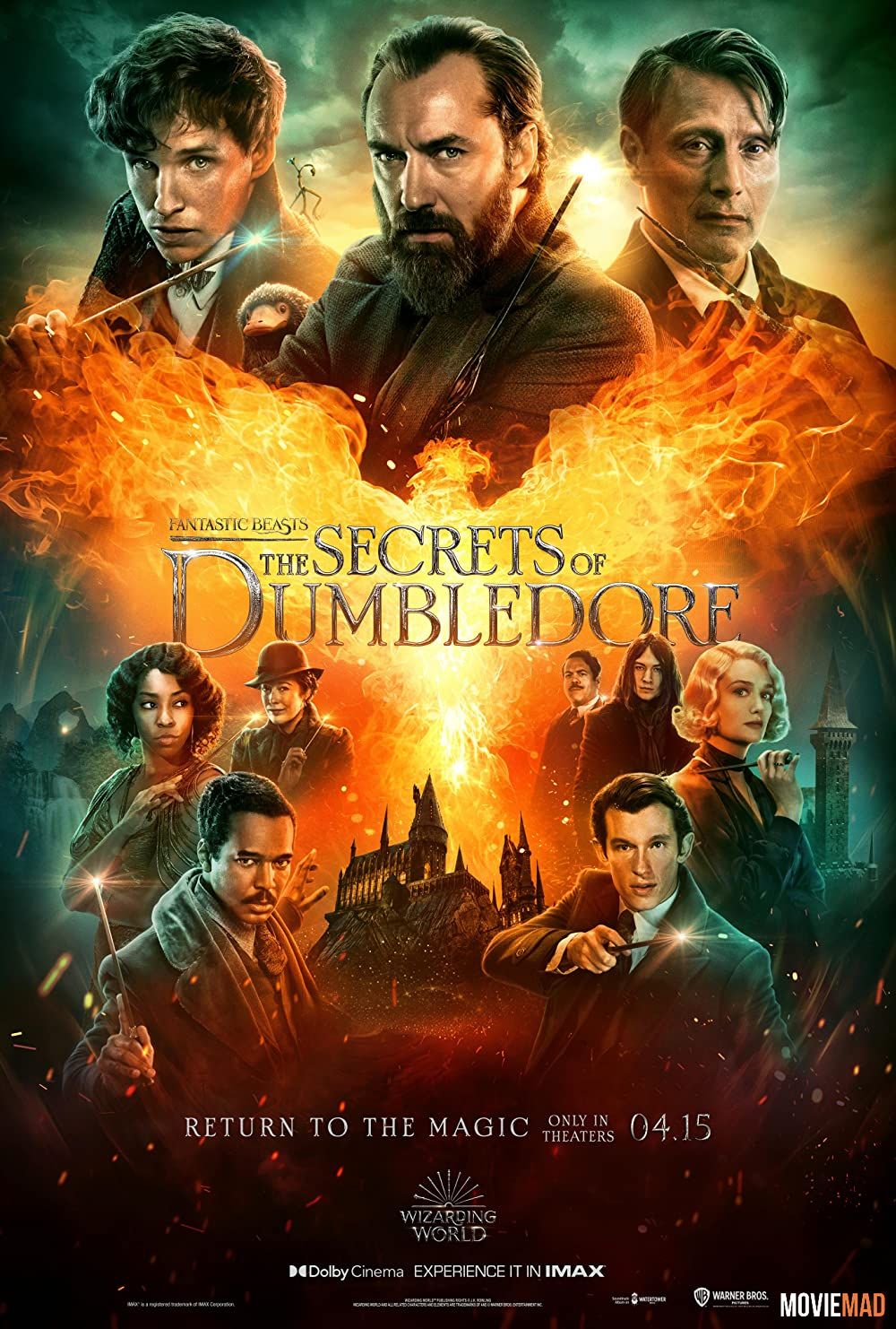 full moviesFantastic Beasts The Secrets of Dumbledore (2022) Hindi Dubbed HDCAM Full Movie 720p 480p