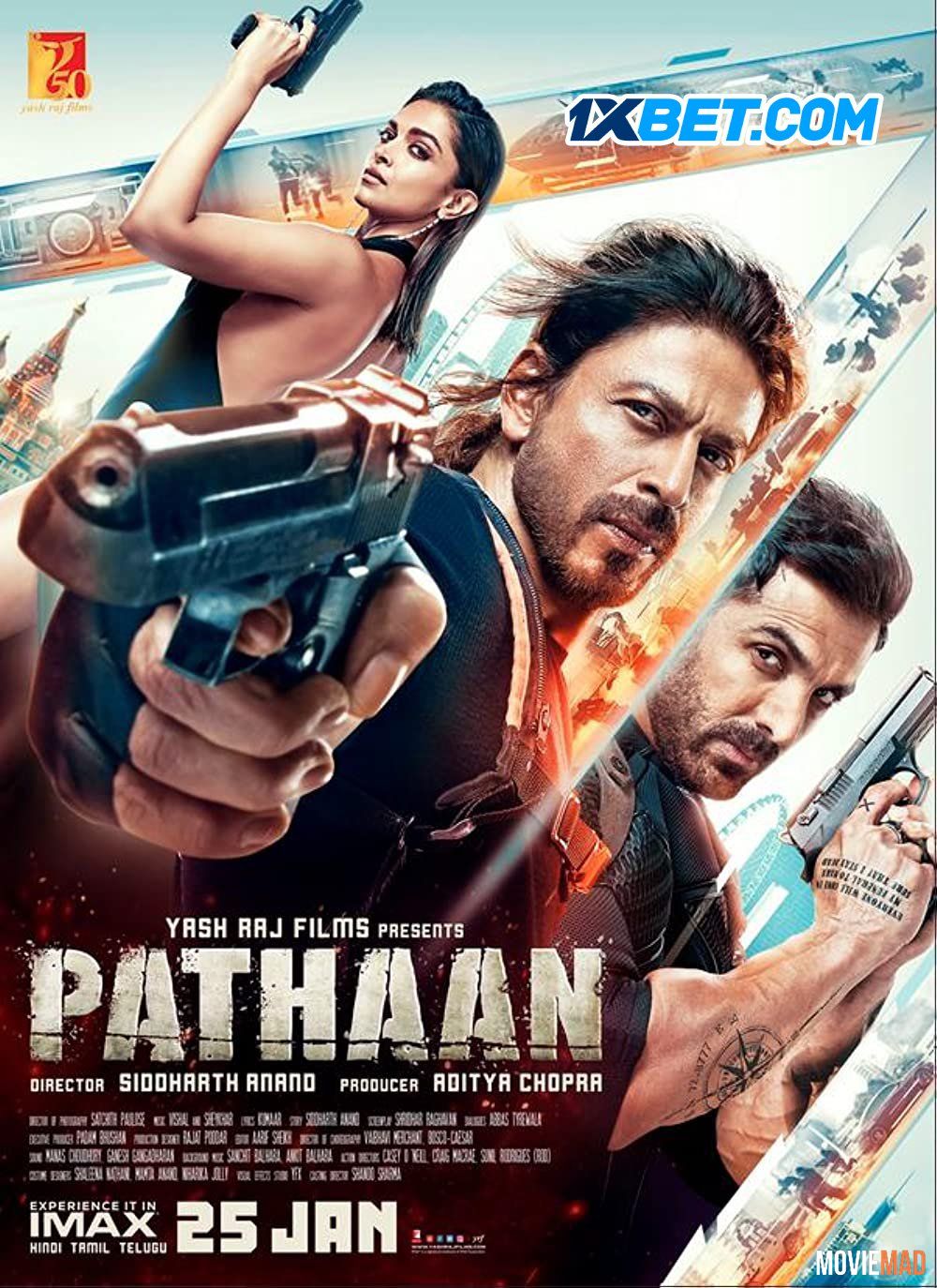 Pathaan (2023) Hindi pDVDRip Full Movie 1080p 720p 480p Movie download