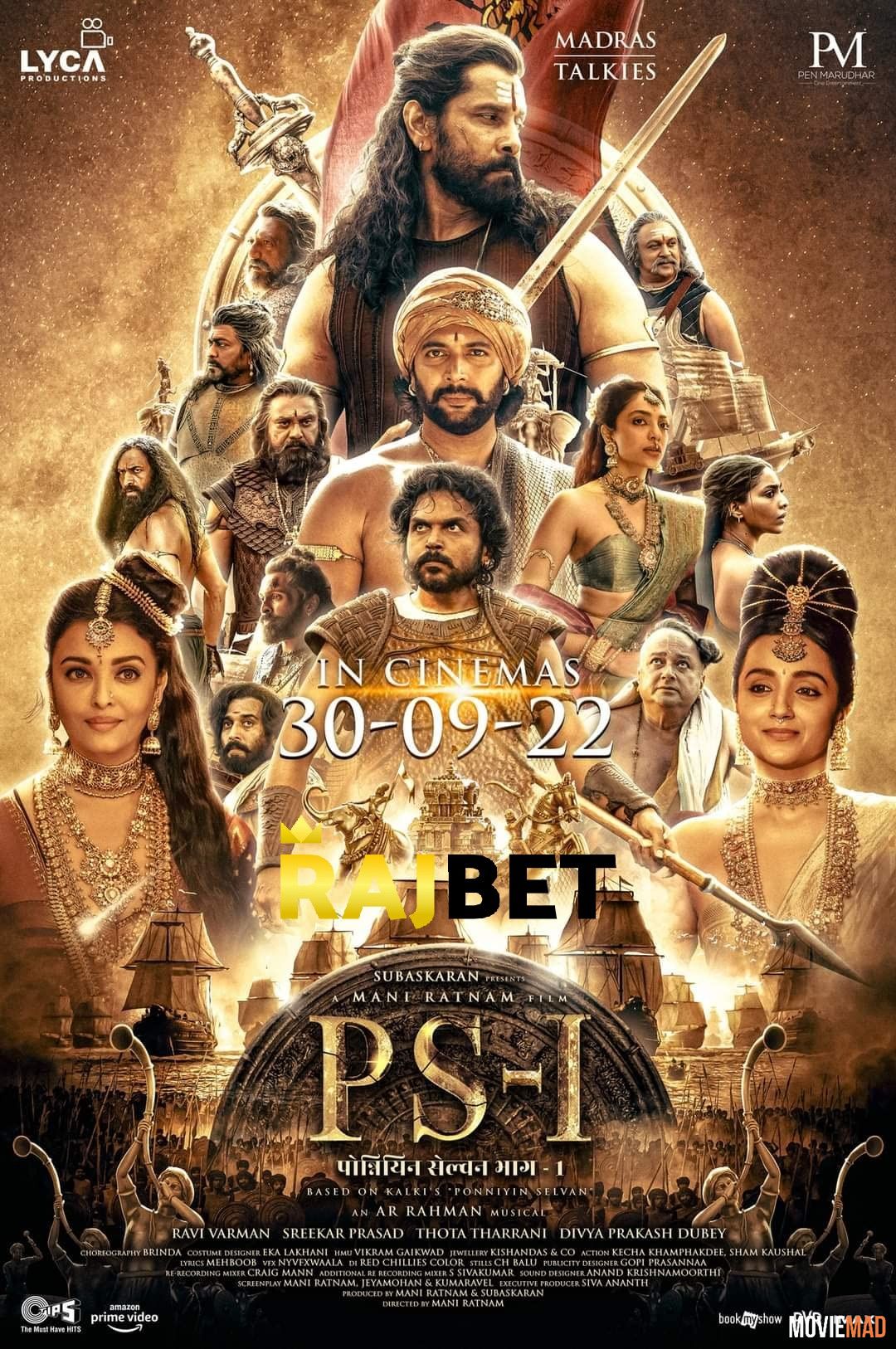 full moviesPonniyin Selvan Part One (2022) Hindi Dubbed CAMRip Full Movie 1080p 720p 480p